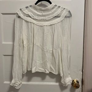 Zara Trafaluc bohemian blouse